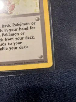 🎩Pokemon Trader 077/102 Base Set Unltd Regular Rare -Pokemon Tcg Lp Single Card - Image 4