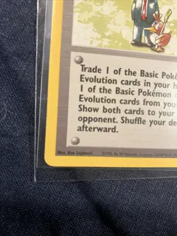 🎩Pokemon Trader 077/102 Base Set Unltd Regular Rare -Pokemon Tcg Lp Single Card - Image 5