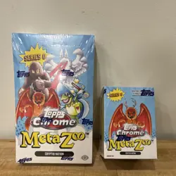 Topps Chrome MetaZoo Cryptid Nation Series 0 Trading Card Game Sealed Box - Image 1