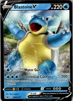 Blastoise V - Promo SWSH: Sword & Shield Promo Cards SWSH101 NM - Image 1