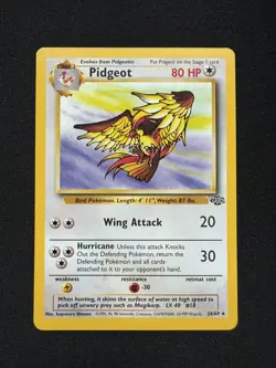 Pokemon TCG Pidgeot Jungle Holo Card 8/64 Unlimited Rare MP Condition - Image 1