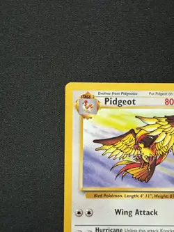 Pokemon TCG Pidgeot Jungle Holo Card 8/64 Unlimited Rare MP Condition - Image 4