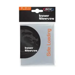 100 BCW Side Load Inner Card Sleeves MTG Pokemon Gaming Card Archival Bags 64x89 - Image 1