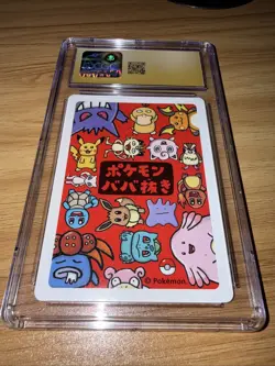 CGC 10 Pristine Pikachu Old Maid Playing Cards 2019 Japanese Pokemon Card Graded - Image 2