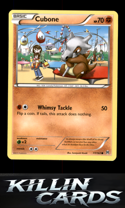 Cubone 77/162 Pokemon Common XY - BREAKthrough Card NM - Image 1