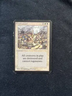 Magic the Gathering Wrath of God Alpha LP - Image 1
