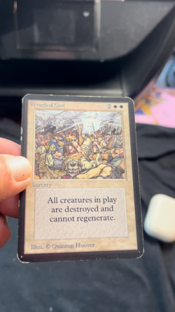 Magic the Gathering Wrath of God Alpha LP - Image 2