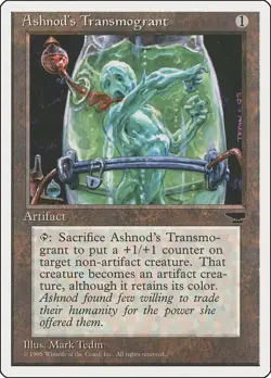 Magic the Gathering-Chronicles-Ashnod's Transmogrant-Common-Vintage-LP - Image 1