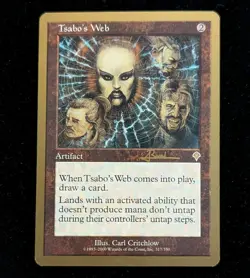 Tsabo's Web x1 LP MTG - World Championship Gold Border 2001 - Image 1