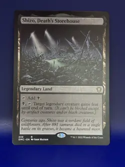 [1x] Shizo, Death's Storehouse Near Mint, English Dominaria United Commander MTG - Image 1