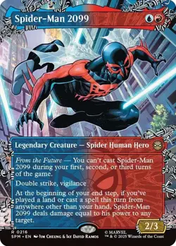 MTG Spider-Man 2099 216 Borderless - Marvel's Spider-Man #216 - Image 1