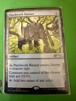 Patchwork Banner P 0001 - MTG PRM FOIL - M/NM Unplayed FAST2SHIP!! - Image 1