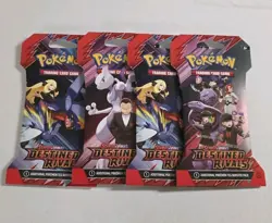 (4 packs) Destined Rivals Sleeved Booster Packs FULL ART SET Pokemon SEALED - Image 1