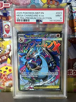 Pokemon Mega Charizard X EX #23 PSA 9 Black Star Promo Ultra Premium Collection - Image 1