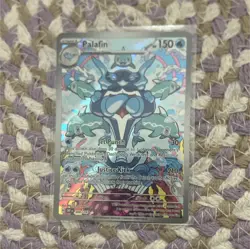 Pokemon Palafin 200/197 SV03 Obsidian Flames Illustration Rare Holo English 150… - Image 1