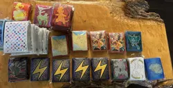 38 Pokemon TCG ETB Sealed Sleeves Lot - Image 3