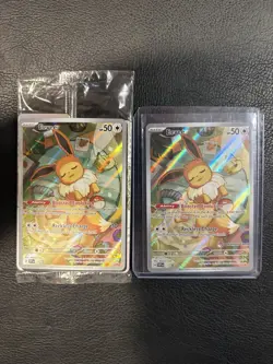 Eevee POKEMON CENTER Promo SVP 173 Prismatic Evolutions + Sealed One - Image 1