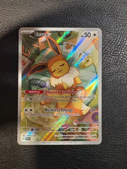 Eevee POKEMON CENTER Promo SVP 173 Prismatic Evolutions + Sealed One - Image 3