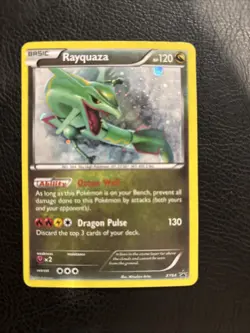 Pokemon TCG Rayquaza XY Black Star Promos XY64 Holo Promo - Image 1