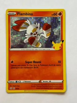 Carte Pokemon - Flambino 16/25 - (Holo) - Francais - Occasion - Image 1