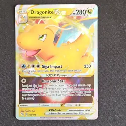 Pokemon Dragonite VSTAR Ultra Rare Holo 050/078 Pokemon GO HP280 TCG - Image 1