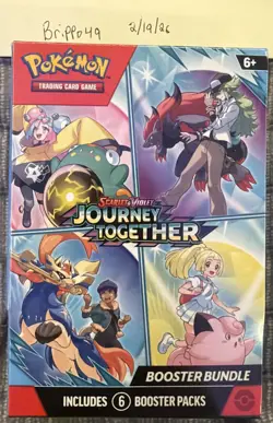 Pokemon TCG SV: Journey Together BOOSTER BUNDLE (6 PACKS) SEALED, $2 Shipping - Image 1