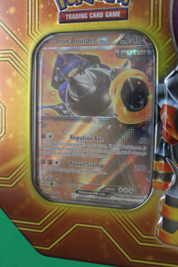 POKEMON PARADOX DESTINIESTIN IRON BOULDER EX WITH 5 BOOSTER PACKS SEALED - Image 2