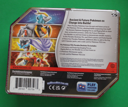 POKEMON PARADOX DESTINIESTIN IRON BOULDER EX WITH 5 BOOSTER PACKS SEALED - Image 3
