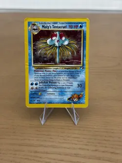 Pokemon TCG Misty's Tentacruel 010/132 Gym Heroes-Unlimited Edition Holo HP - Image 1