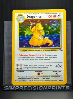 Pokemon TCG Dragonite 4/62 Fossil Unlimited Holo - Image 1