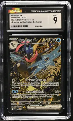 Greninja EX 132 Illustration Collection Pokemon CGC 9 Mint *161 - Image 1