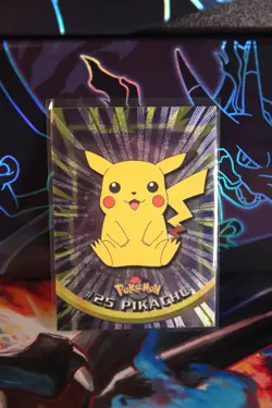 Topps Chrome Pikachu #25 Pokemon Holo Foil - Image 1