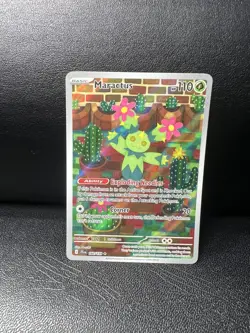 Pokemon TCG 2025 Journey Together Maractus 160/159 Illustration Rare - Image 1
