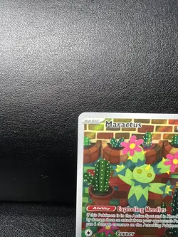 Pokemon TCG 2025 Journey Together Maractus 160/159 Illustration Rare - Image 3