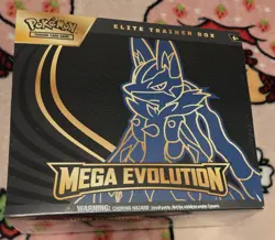 Pokemon TCG Mega Evolution Lucario Elite Trainer Box ETB New/ Factory Sealed - Image 1