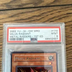 Konami Yu-Gi-Oh! Milus Radiant MRD-110 Metal Raiders 1st Edition PSA 9 Rare - Image 3