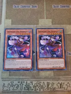 YUGIOH 2X CHANGSHI THE SPIRIDAO DIFO-EN096 SUPER 1ST ED NM - Image 1