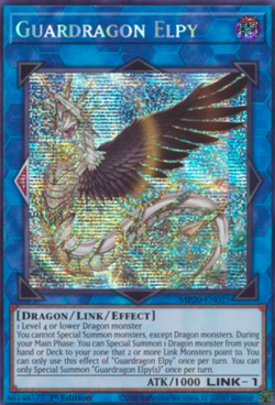 1X NM Guardragon Elpy - MP20-EN021 - Prismatic Secret Rare 1st Edition yugioh - Image 1