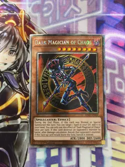 Yugioh Dark Magician of Chaos Platinum Secret Rare RA03 - Image 1