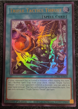 Yugioh! - Triple Tactics Thrust - CH01-EN030 - Ultra Rare - NM/M - Image 1