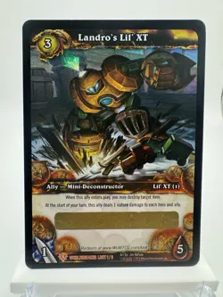 World of Warcraft TCG Landro’s Lil’ XT Unused Loot Card (Pet) - Image 1