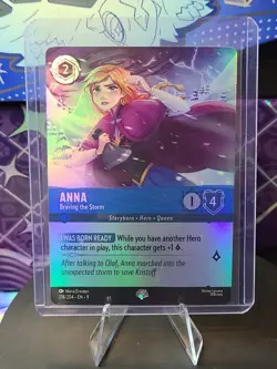 Anna - Braving the Storm (Epic) 218/204 Fabled Cold Foil Disney Lorcana NM/Mint - Image 1