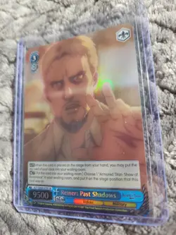 Weiss Schwarz Attack On Titan Reiner Past Shadows AOT/SX04-079S SR English Foil - Image 3