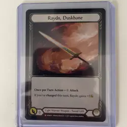 Flesh and Blood Monarch 1st Edition Raydn, Duskbane Cold Foil MON031 NM+ - Image 1