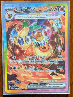Flareon ex 146/131 Sv: Prismatic Evolutions Holo Pokemon Card - Image 1