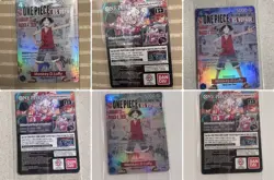 Three (3) ONE PIECE Monkey D. Luffy US Voyage College Basketball Promo Cards New - Image 1