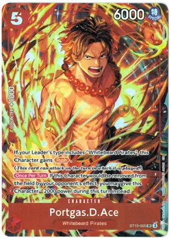 Portgas.D.Ace (Illustration Box Vol.5) SR One Piece Promo Cards ST15-005 - NM - Image 1