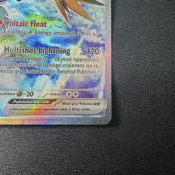 Pokemon Zapdos ex 202/165 Holo Full Art MEW EX Card Ancient Bird 2023 - Image 4