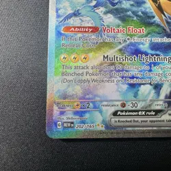 Pokemon Zapdos ex 202/165 Holo Full Art MEW EX Card Ancient Bird 2023 - Image 5