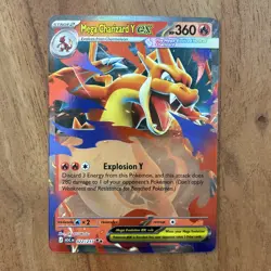 Pokemon TCG Mega Charizard Y Ex 022/217 Ascended Heroes Double Rare NM Card - Image 1
